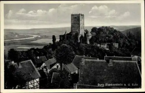 Ak Blankenstein Ruhr Hattingen, Burg Blankenstein 