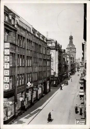 Ak Mannheim, Kunststraße mit Rathausturm, Hostrup