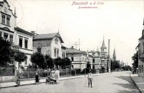 Ak Neustadt an der Orla, Bismarckstraße
