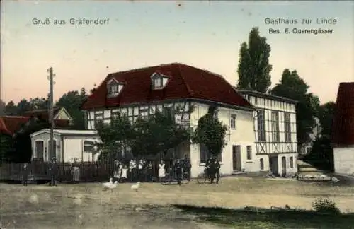 Ak Gräfendorf Krölpa in Thüringen, Gasthaus zur Linde