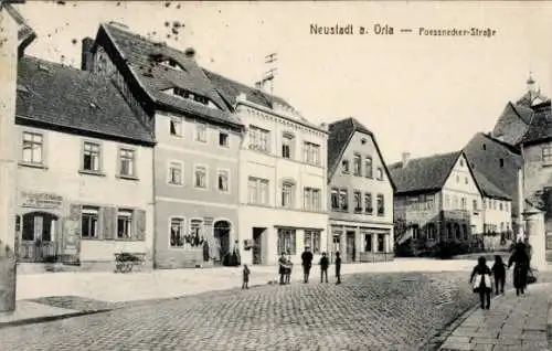 Ak Neustadt an der Orla, Pößnecker Straße