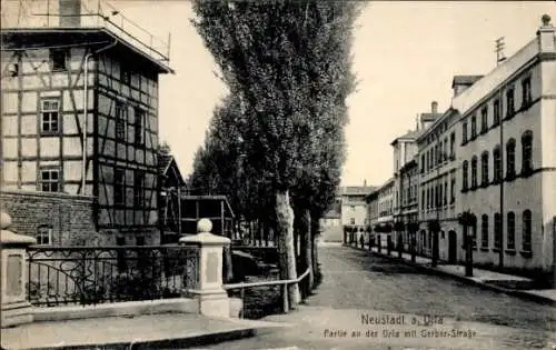 Ak Neustadt an der Orla, Gerberstraße