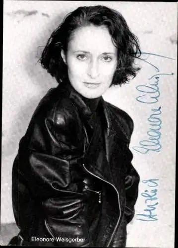 Ak Schauspielerin Eleonore Weisgerber, Portrait, Autogramm