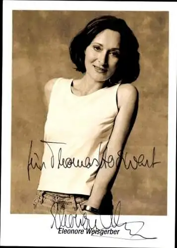 Ak Schauspielerin Eleonore Weisgerber, Portrait, Autogramm