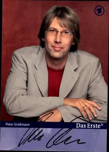 Ak Schauspieler Peter Großmann, Portrait, Autogramm