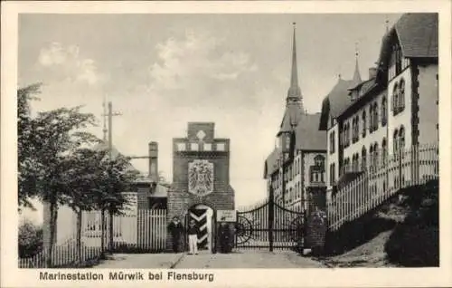 Ak Mürwik Flensburg in Schleswig Holstein, Marinestation