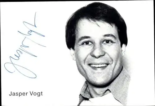 Ak Schauspieler Jasper Vogt, Portrait, Autogramm