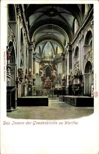 Ak Bardo Śląskie Wartha Schlesien, Gnadenkirche