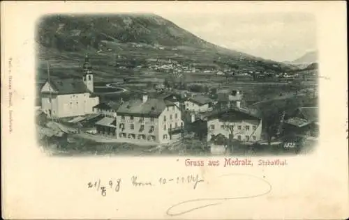 Ak Medraz im Stubaital Medratz Fulpmes in Tirol, Panorama