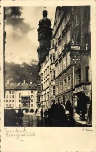 Ak Innsbruck in Tirol, Herzogfriedrichstraße