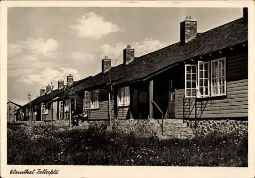 Ak Clausthal Zellerfeld im Oberharz, Holzhäuser