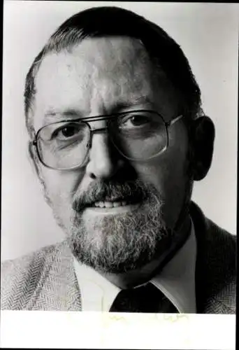 Autogrammkarte Egon Lutz, MdB der SPD, Autogramm