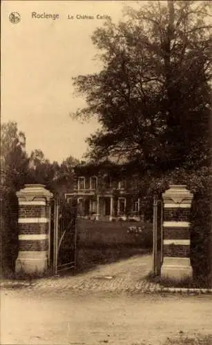 Ak Roclenge sur Geer Bassenge Wallonien Lüttich, Chateau Collée