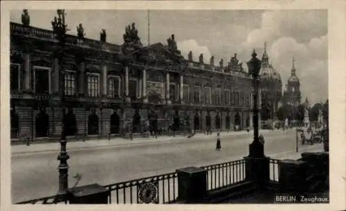 Ak Berlin Mitte, Zeughaus, Unter den Linden, Dom