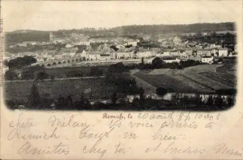 Ak Remich an der Mosel Luxemburg, Panorama