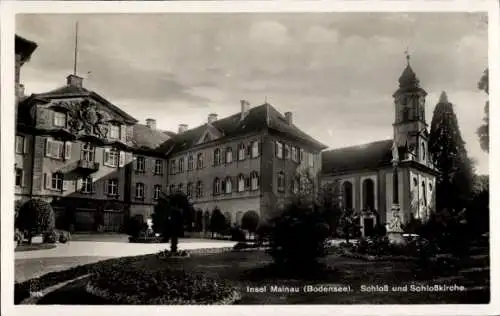 Ak Insel Mainau im Bodensee, Schloss, Schlosskirche