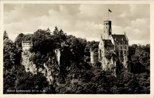 Ak Honau Lichtenstein in Württemberg, Schloss Lichtenstein