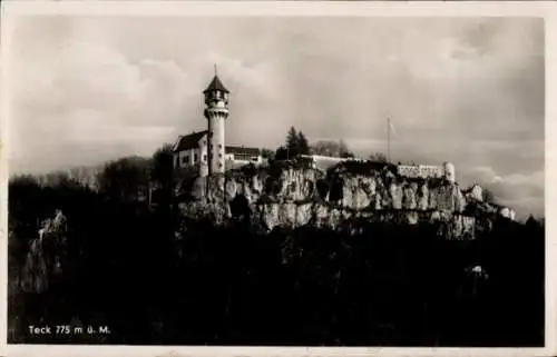 Ak Owen unter Teck Württemberg, Burg Teck