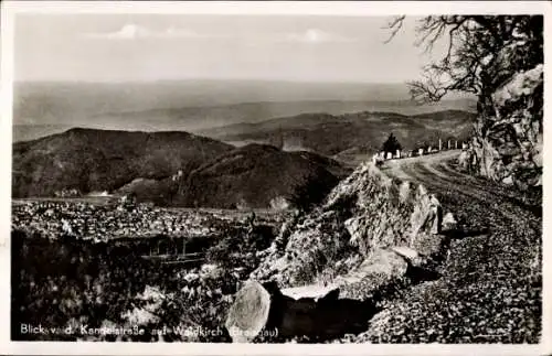 Ak Waldkirch im Breisgau Schwarzwald, Blick von der Kandelstraße