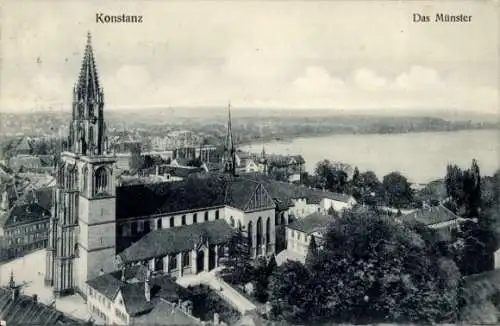 Ak Konstanz am Bodensee, Münster