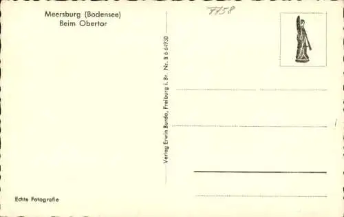 Ak Meersburg am Bodensee, Obertor