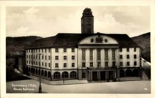 Ak Sonneberg in Thüringen, Neues Rathaus