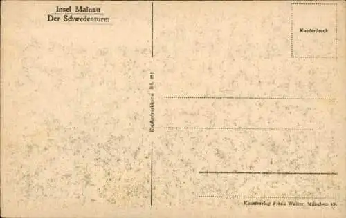 Ak Insel Mainau im Bodensee, Schwedenturm