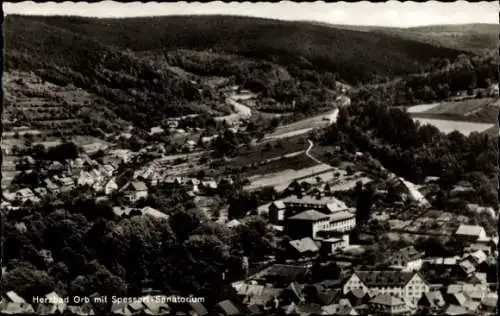 Ak Bad Orb im Spessart Hessen, Gesamtansicht, Spessart-Sanatorium