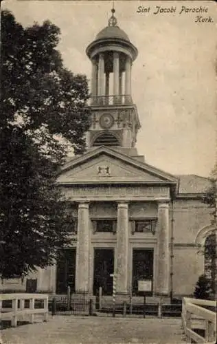 Ak Sint Jacobiparochie Sint Jabik Friesland Niederlande, Kirche