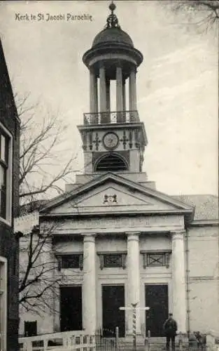 Ak Sint Jacobiparochie Sint Jabik Friesland Niederlande, Kirche