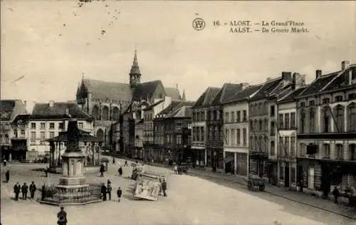 Ak Aalst Alost Ostflandern, Le Grand Place