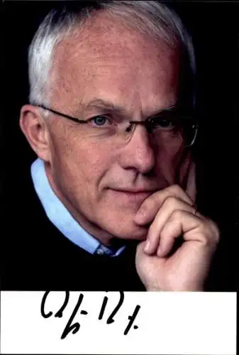 Ak Politiker Jürgen Rüttgers, Ehemaliger Ministerpräsident des Landes NRW, Portrait, Autogramm