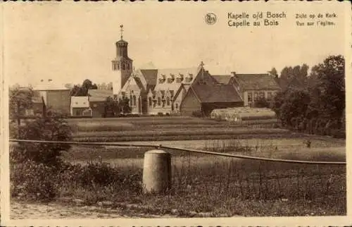 Ak Kapelle op den Bos Capelle au Bois Flämisch Brabant, Zicht op de Kerk