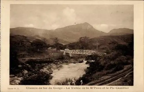 AK Demokratische Rep. Kongo, Kongo-Eisenbahn, M'Pozo-Tal, Pic Cambier