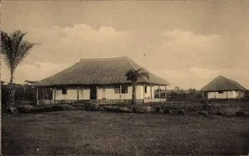 Ak Pawa Demokratische Republik Kongo, Zaire, eine der Apotheken der Mainposten des Roten Kreuzes