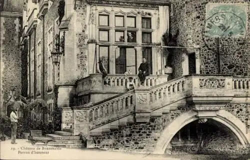 Ak Bonnétable Sarthe, Chateau, Perron d'honneur