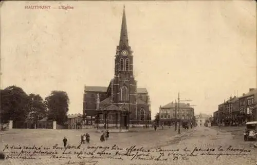 Ak Hautmont Nord, Kirche