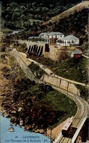 Ak Cauterets Hautes Pyrénées, Les Thermes de la Raillere