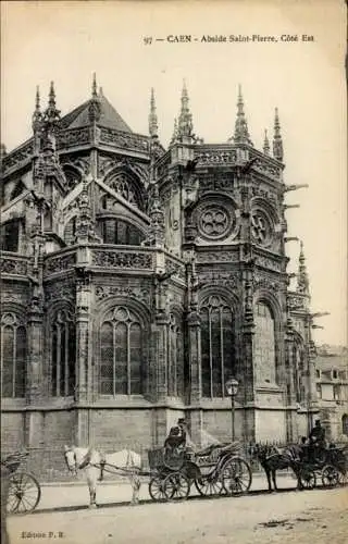 Ak Caen Calvados, Kirche St. Pierre