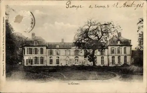 Ak Luzancy Seine et Marne, Château