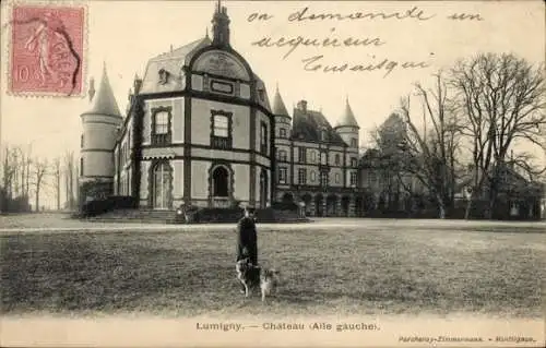 Ak Nesles Lumigny Nesles Ormeaux Seine et Marne, Château