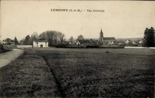 Ak Nesles Lumigny Nesles Ormeaux Seine et Marne, Gesamtansicht