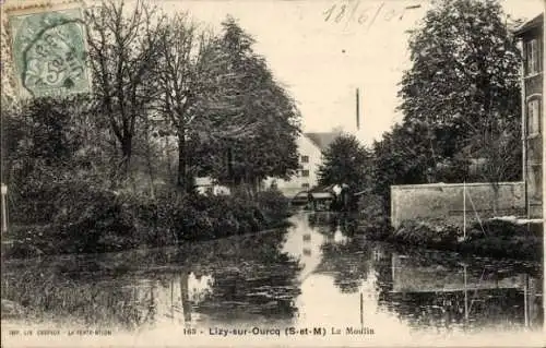 Ak Lizy sur Ourcq Seine et Marne, Le Moulin