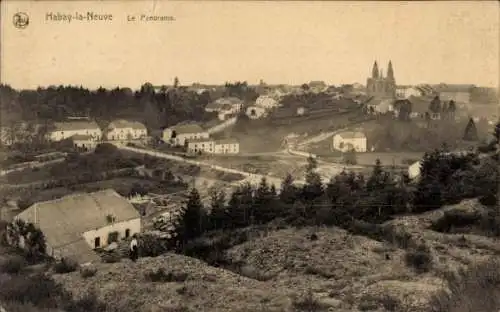 Ak Habay la Neuve Wallonie Luxemburg, Panorama