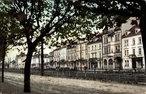 Ak Lörrach in Baden, Obere Bahnhofstraße