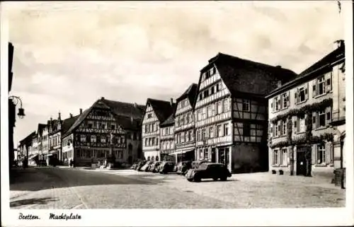 Ak Bretten in Baden, Marktplatz, Hotel Krone