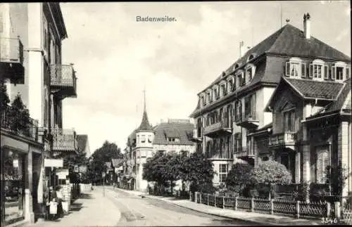 Ak Badenweiler im Schwarzwald, Straßenpartie