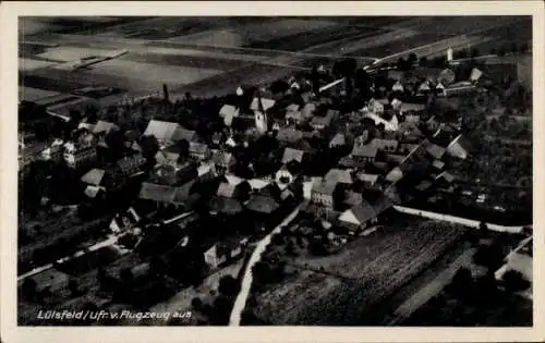 Ak Lülsfeld in Unterfranken, Luftbild vom Ort