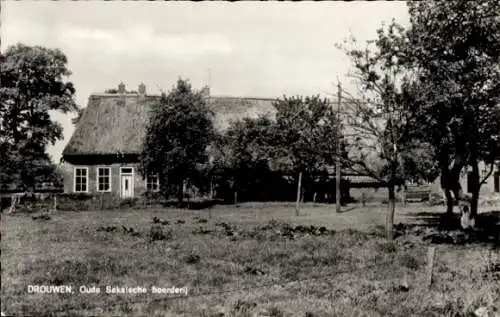 Ak Drouwen Drenthe Niederlande, alter sächsischer Bauernhof, Gasthuis Het Drouwenerzand