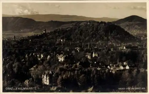 Ak Graz Steiermark, Gesamtansicht, Hilmwarte
